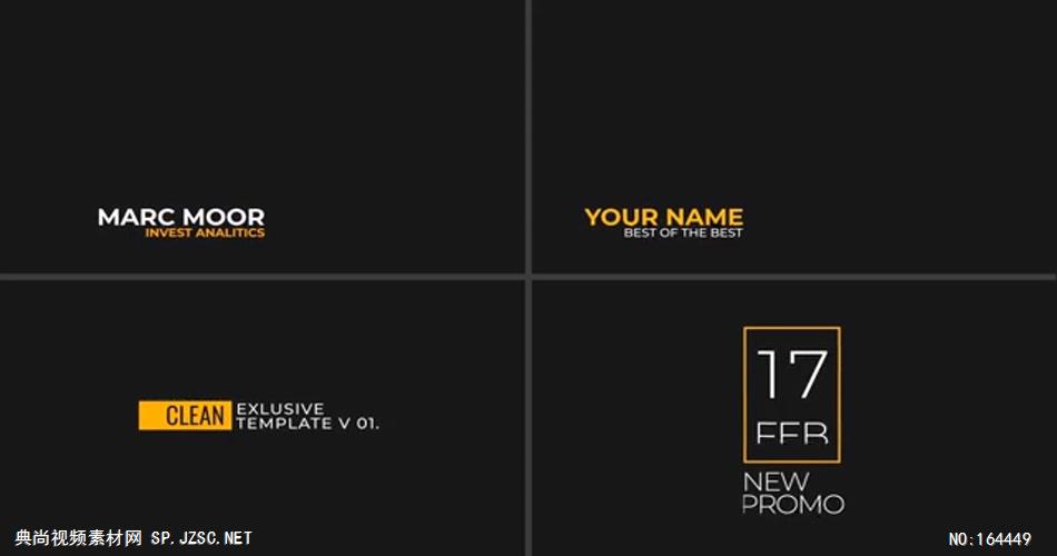 AE：8981 130组字幕标题 ae素材模板下载 ae素材免费下载