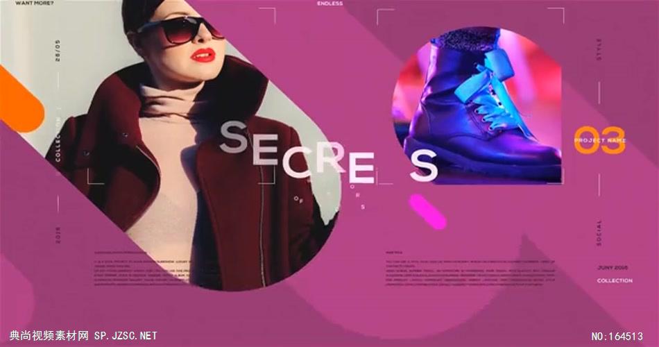 AE：9026 明亮多彩时尚幻灯片 ae素材模板下载 ae素材免费下载