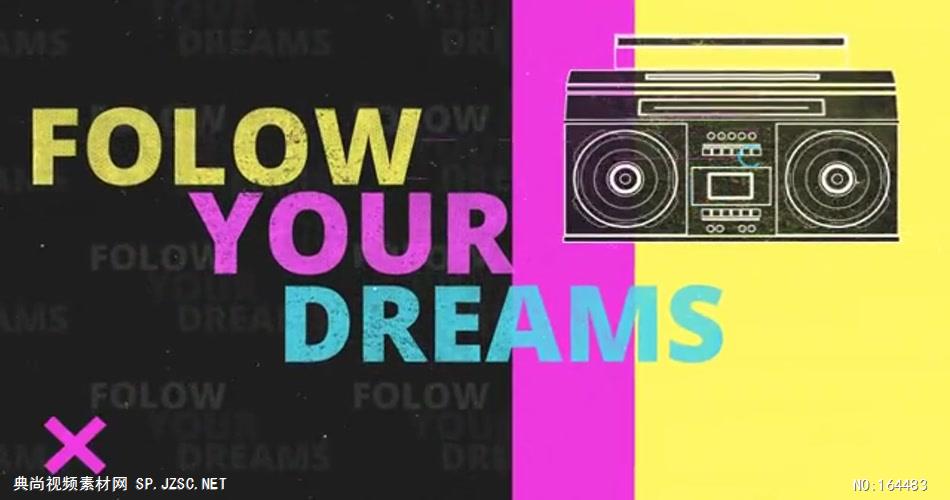 AE：8998 夜场片头 ae素材模板下载 ae素材免费下载