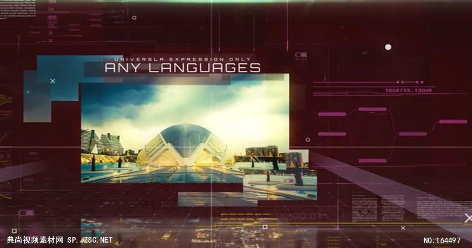 AE：9035 科幻图文幻灯片 ae素材模板下载 ae素材免费下载