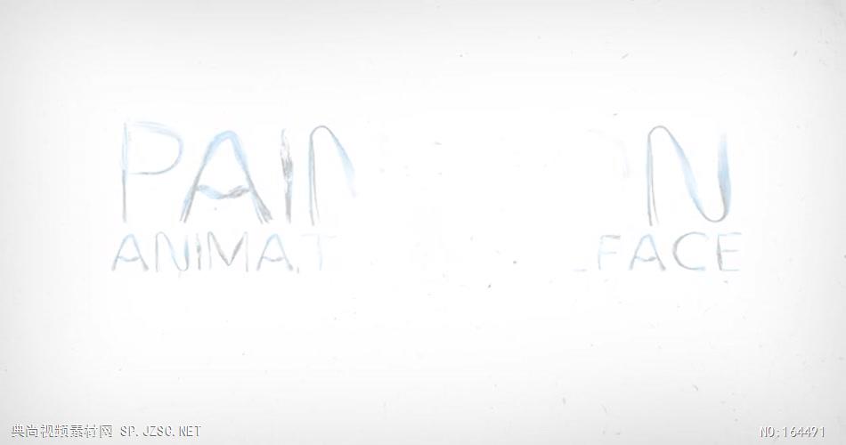 AE：9040 涂绘字母动画 ae素材模板下载 ae素材免费下载