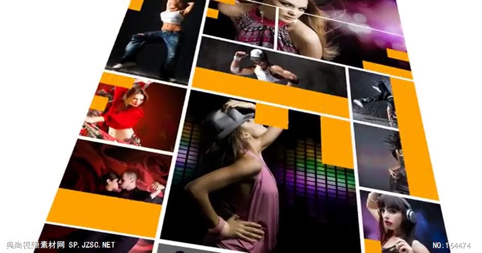 AE：9008 瀑布流照片排版切换展示 ae素材模板下载 ae素材免费下载