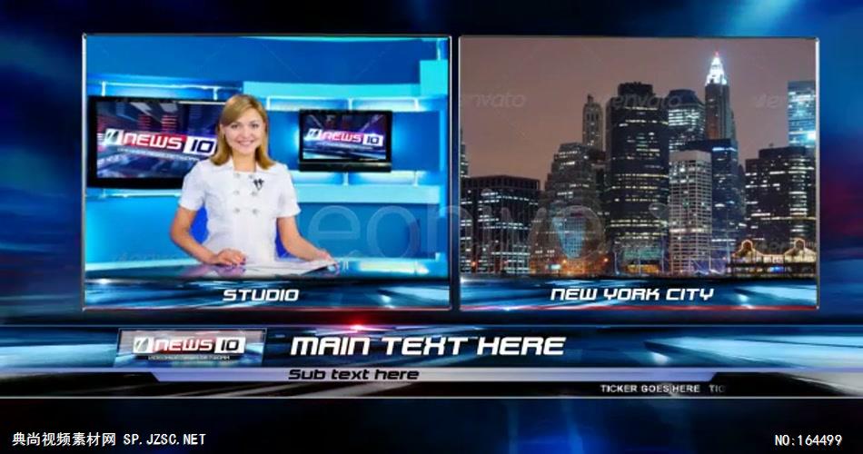 AE：9034 新闻栏目包装  ae素材模板下载 ae素材免费下载