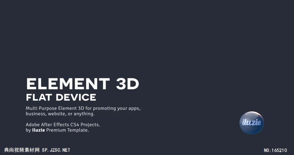 9874 扁平手机APP应用展示 ae素材ae模版