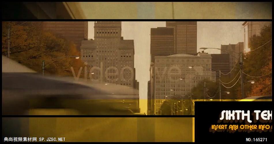 9911 复古70年代影视片头 ae素材ae模版