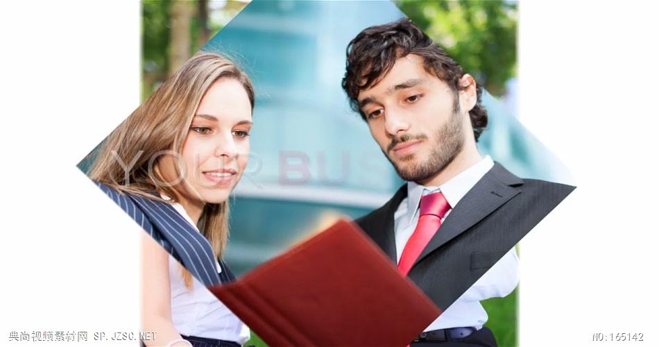 9805 简洁优雅商务幻灯片开场 ae素材ae模版