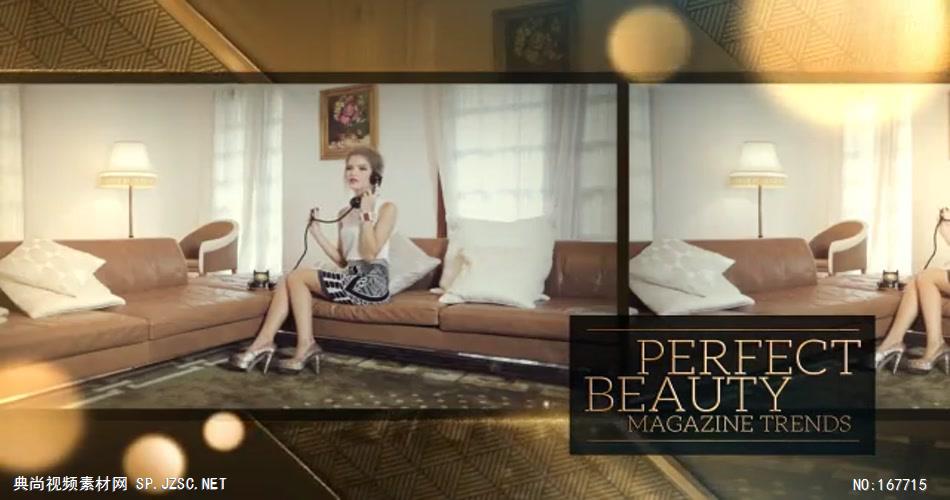 11140 金色颁奖片头 ae特效下载 AE视频特效 片头ae素材