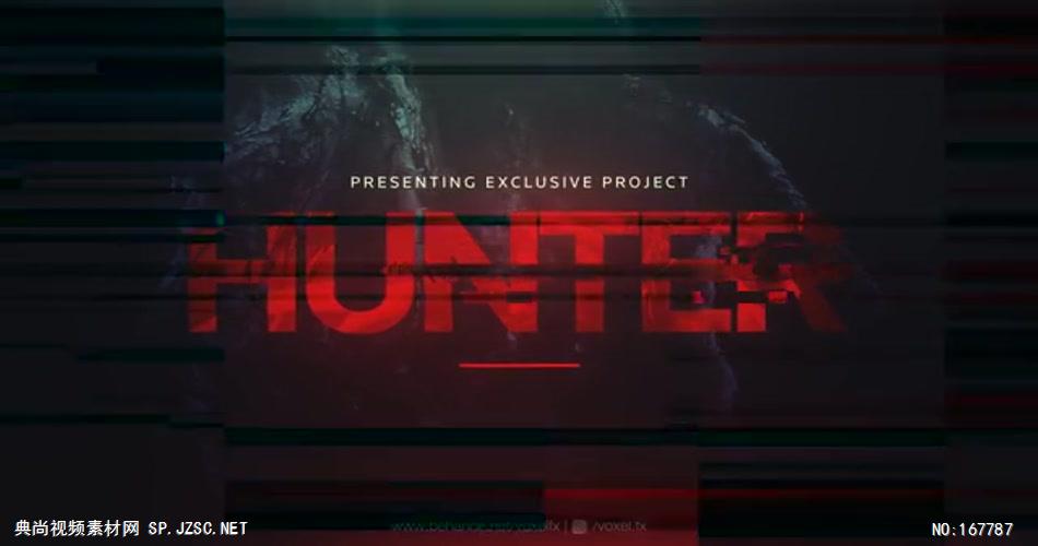 11693 故障效果图文片头 AE教程 AE模板 ae视频素材 免费下载 片头ae素材