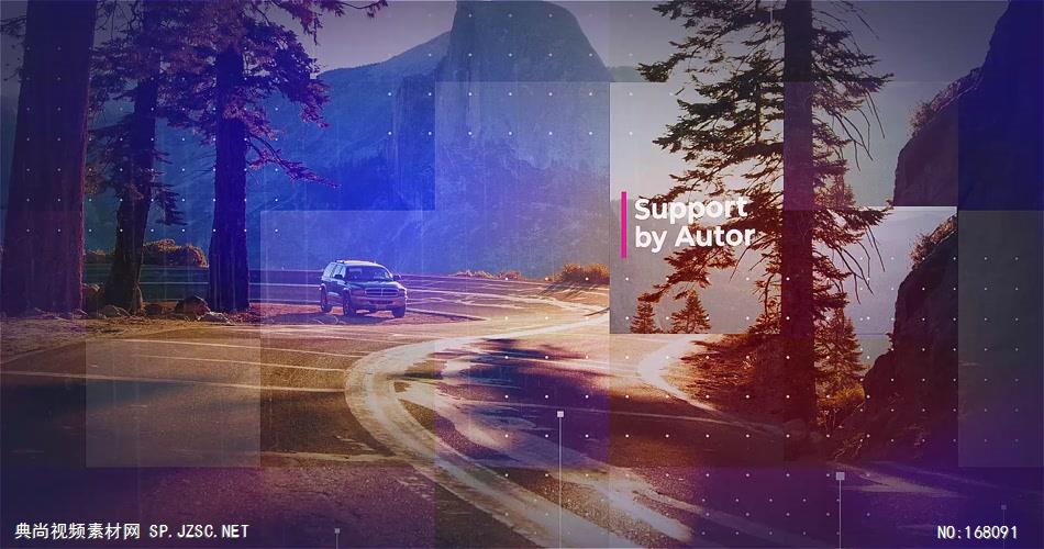 12278 图形遮罩幻灯片开场 免费AE模板片头视频模板, AE素材,国外AE源文件下载 片头ae素材