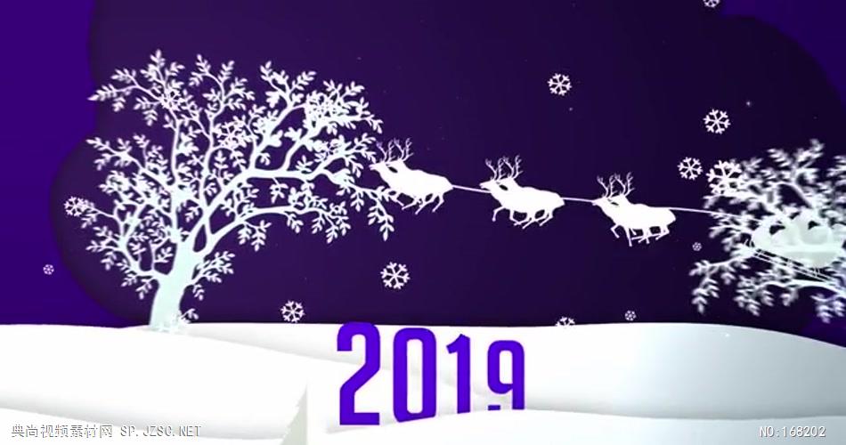 12418 圣诞节贺卡 免费AE模板片头视频模板, AE素材,国外AE源文件下载 片头ae素材