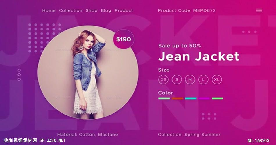 12417 时尚服装商店促销 免费AE模板片头视频模板, AE素材,国外AE源文件下载 片头ae素材