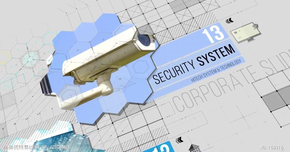 13060 科技感商务图片展示片头 AE素材 ae源文件模版 片头ae素材