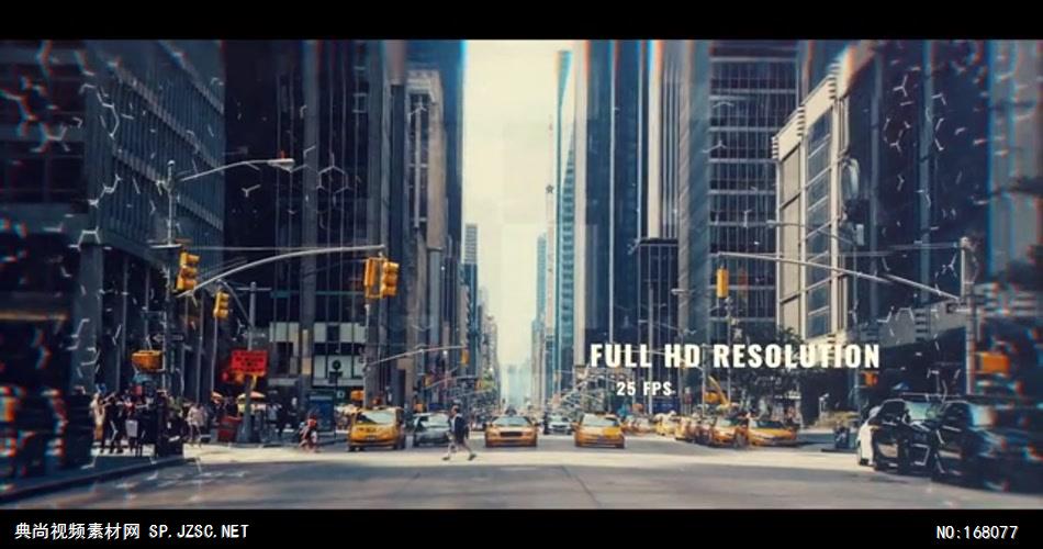 12287 波纹视差效果幻灯片 免费AE模板片头视频模板, AE素材,国外AE源文件下载 片头ae素材