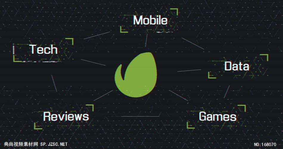 11739 科技感连线Logo动画 免费AE模板特效素材下载 典尚视频素材 科技元素ae素材