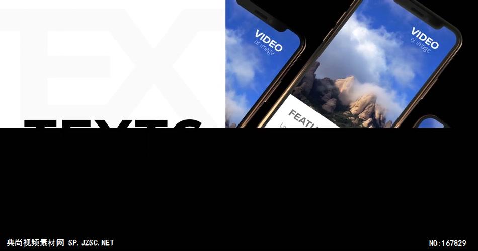 11746 iPhone XS手机APP展示片头 免费AE模板特效素材下载 典尚视频素材 片头ae素材