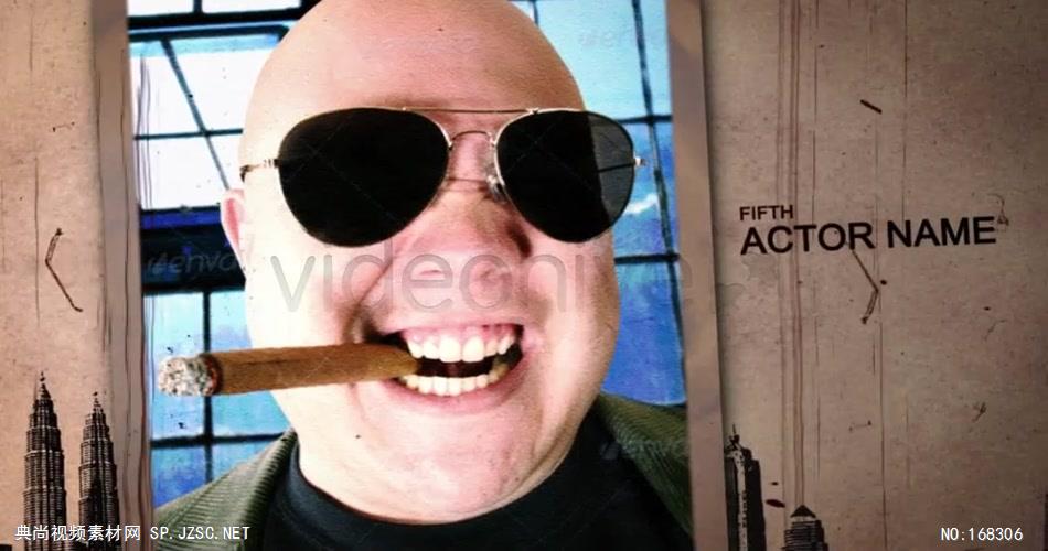 13041 杂志风格影视片头 AE素材 ae源文件模版 片头ae素材