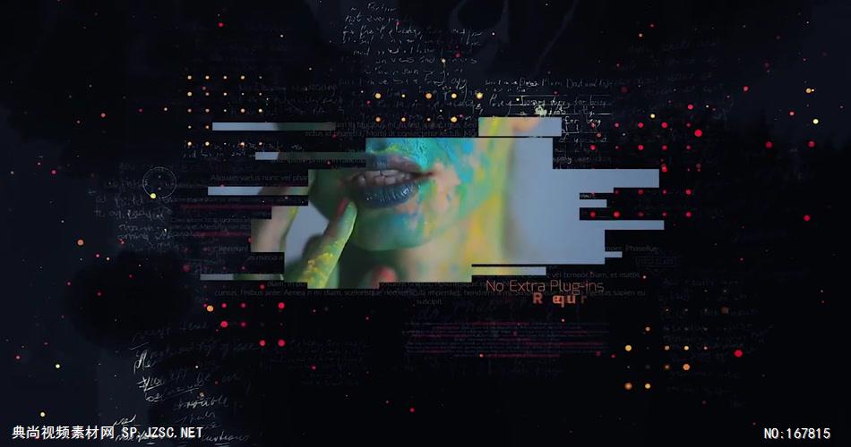 11843 水墨遮罩历史时间线视频片头 免费AE模板特效素材下载 典尚视频素材 片头ae素材