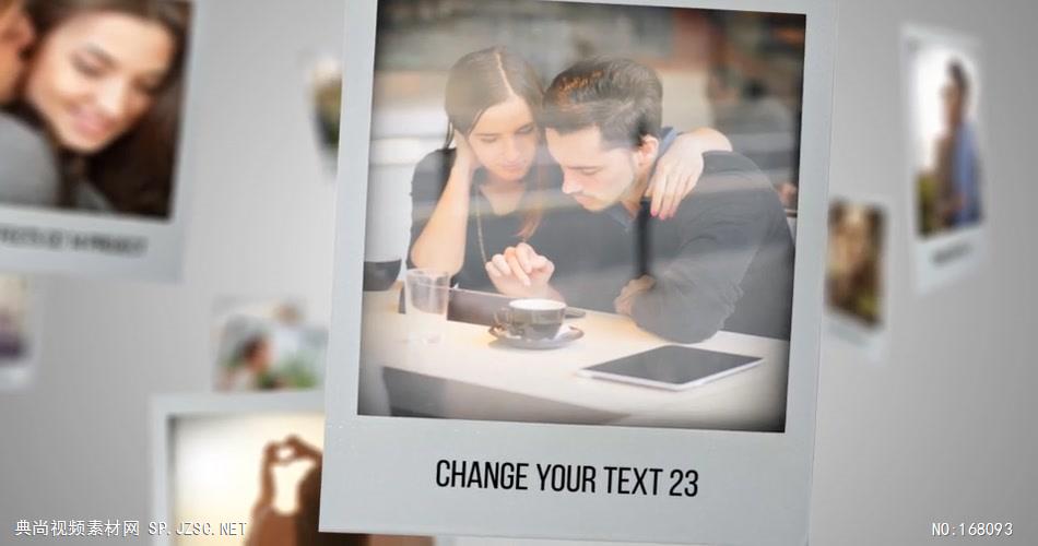 12276 空间感拍立得照片相册展示 免费AE模板片头视频模板, AE素材,国外AE源文件下载 片头ae素材