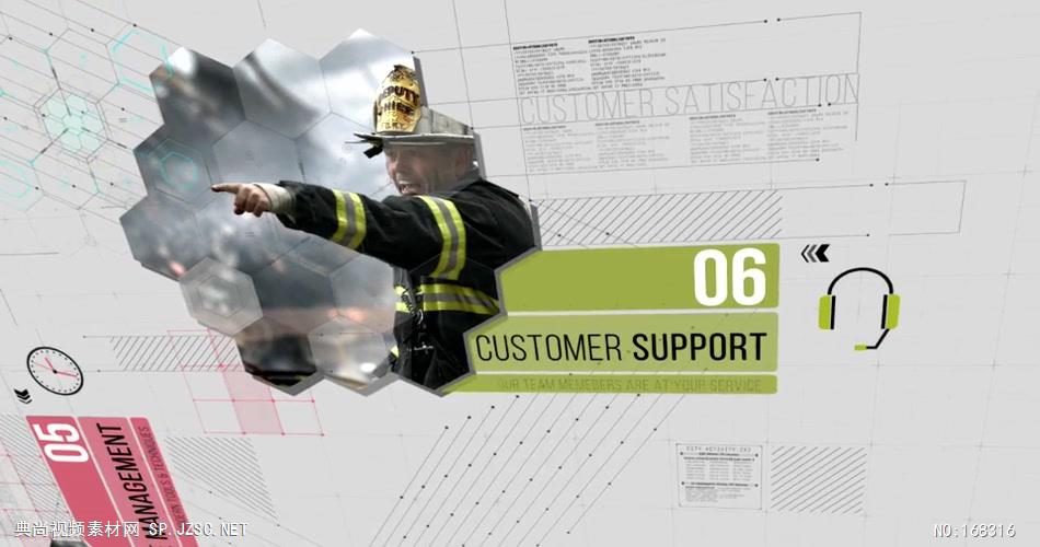 13060 科技感商务图片展示片头 AE素材 ae源文件模版 片头ae素材