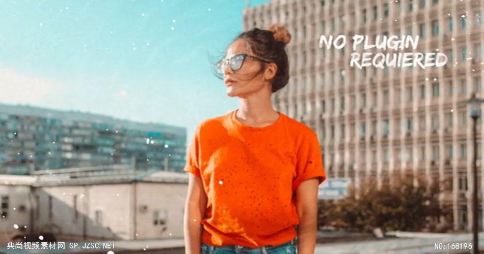 12430 笔刷涂绘效果片头 免费AE模板片头视频模板, AE素材,国外AE源文件下载 片头ae素材