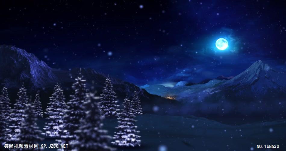 ED蓝色圣诞树 EDIUS模板 圣诞节 EDIUS素材 节日模版