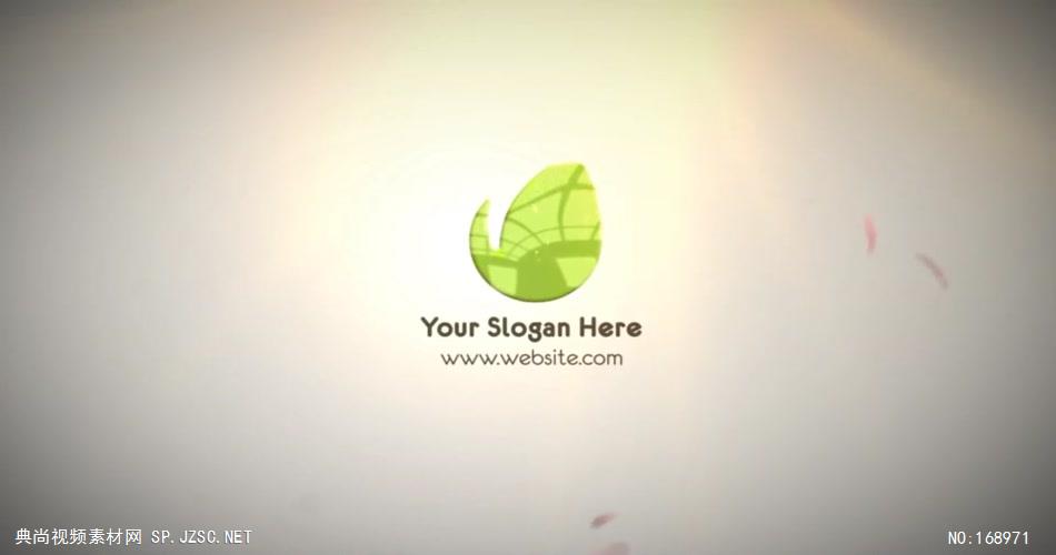 12150 花瓣飘落Logo动画 免费AE模板片头视频模板, AE素材,国外AE源文件下载 片头ae素材