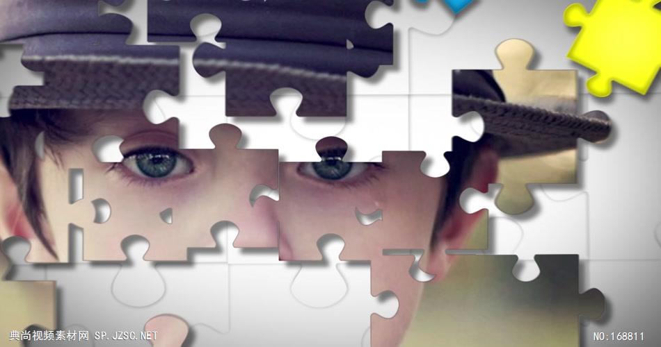 edius儿童拼图视频模板 edius模板免费下载 edius源文件