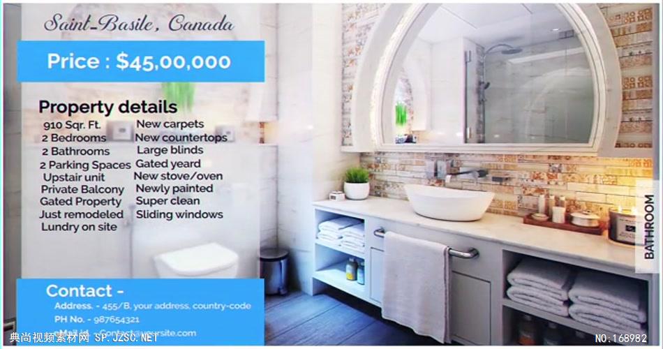 11565 房地产展示片头 AE教程 AE模板 ae视频素材 免费下载 片头ae素材