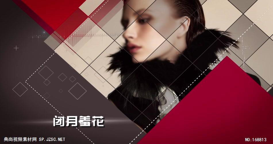 edius 线条分明的美女图片展示模板 edius模板免费下载 edius源文件