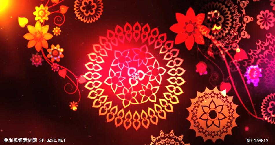 -中式婚礼款Y1027 led视频素材库