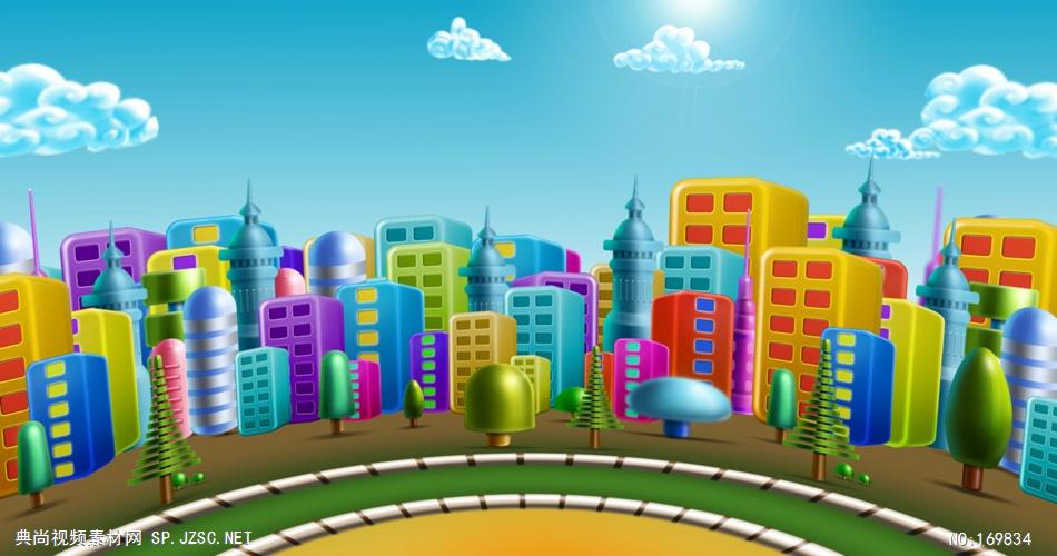 -儿童卡通梦幻款Y0295 led视频素材库