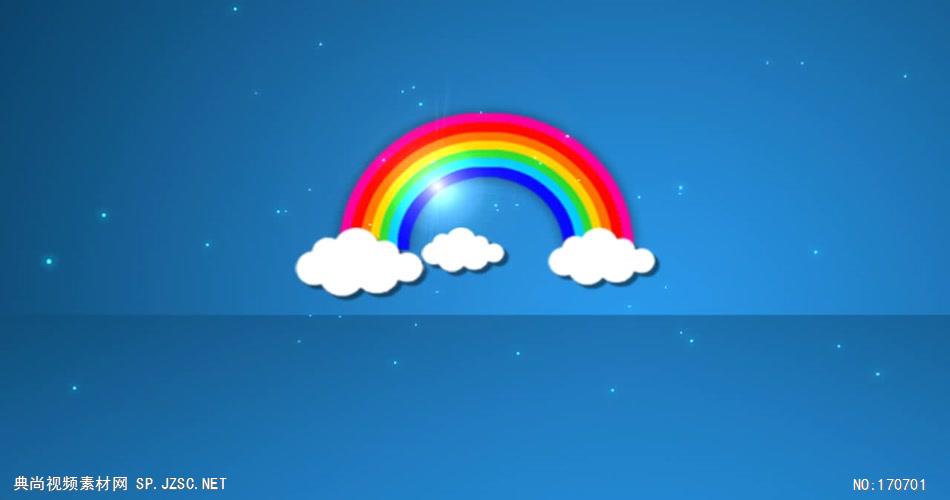梦幻彩虹 款A0943梦幻彩虹无音乐 led视频素材