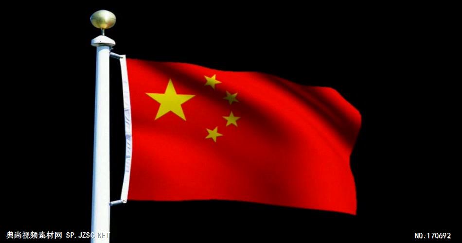五星红旗 款A04139五星红旗国旗红歌无音乐 led视频素材