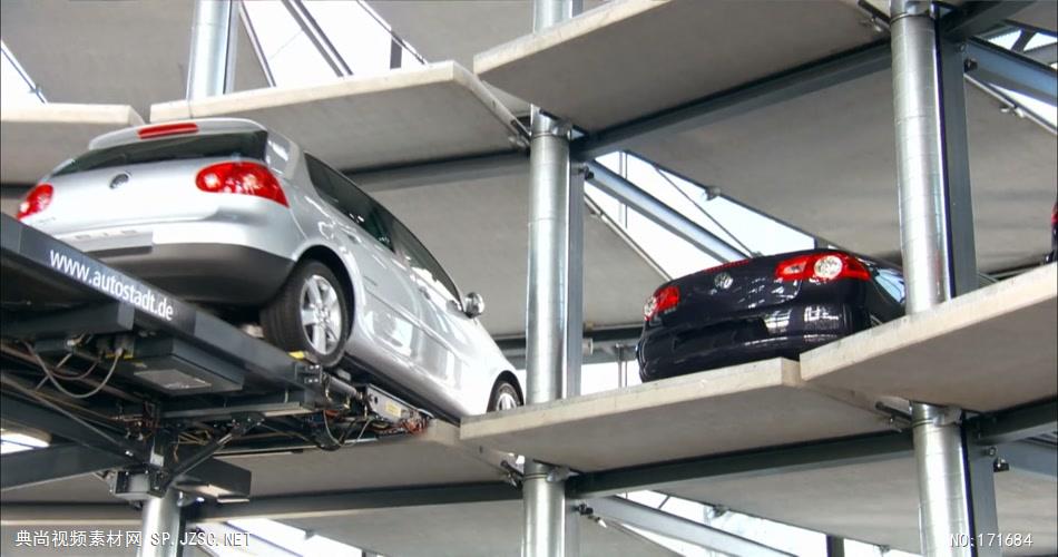 0302-立体停车场_batch 实拍视频素材下载