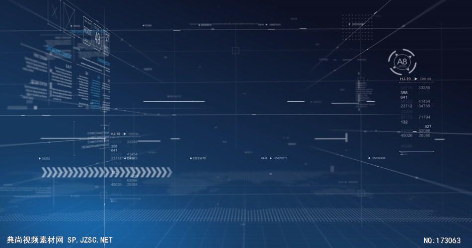 动态科技背景6（阿铺） 虚拟高科技背景视频素材