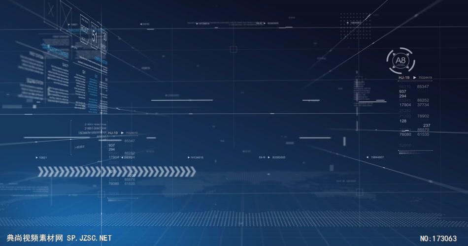 动态科技背景6（阿铺） 虚拟高科技背景视频素材