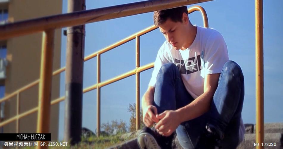 Y10轮滑城市延时摄影风光风景视频素材