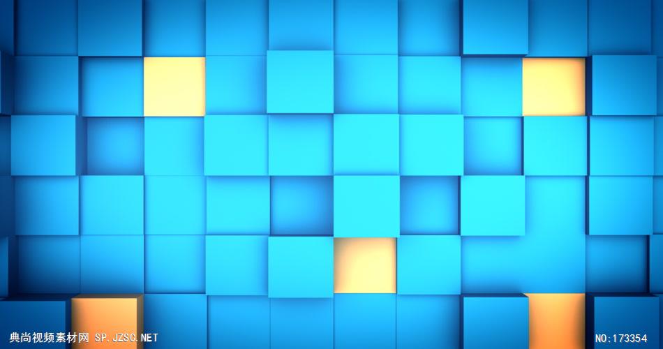 立方背景循环素材  CubeAgreementHD