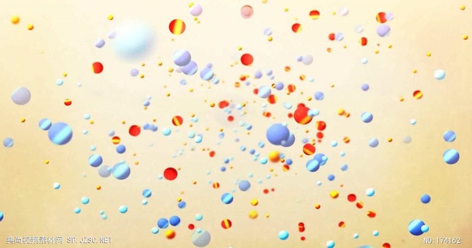 缤纷小球空间素材 _FallingSpheresHD