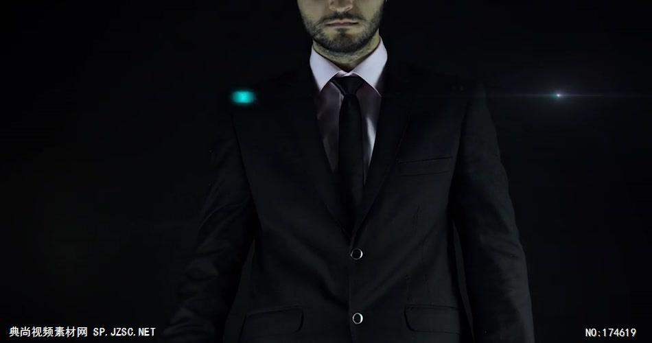 14043 实拍人物科技感全息操作动画片头ae免费模板素材 ae素材