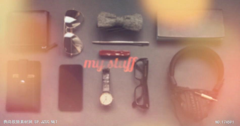 13999 唯美光斑粒子回忆相册片头ae免费模板素材 ae素材