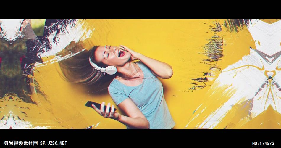 13976 文字图片时尚快闪片头ae免费模板素材 ae素材