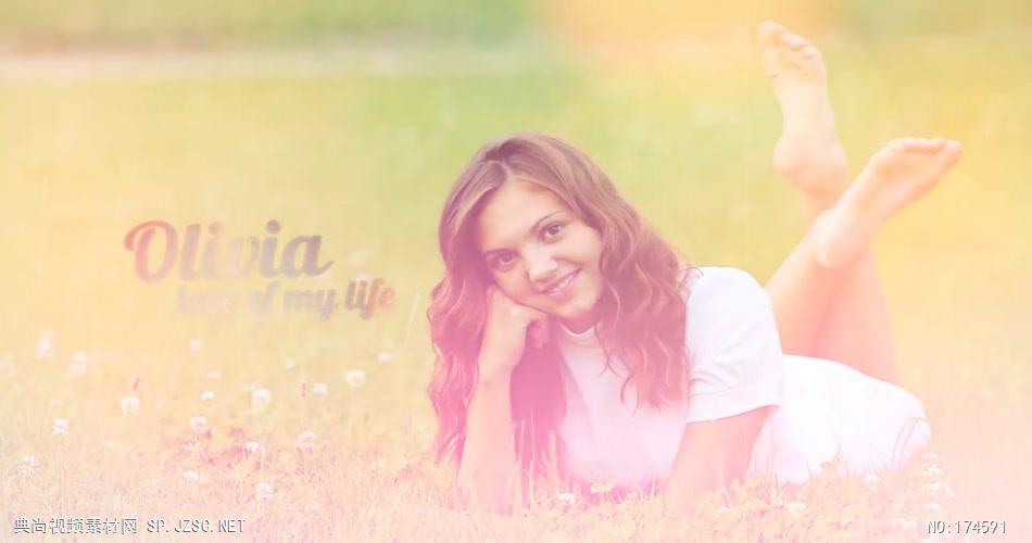 13999 唯美光斑粒子回忆相册片头ae免费模板素材 ae素材