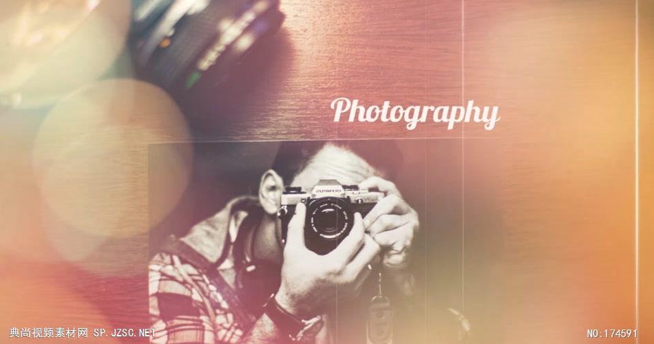 13999 唯美光斑粒子回忆相册片头ae免费模板素材 ae素材