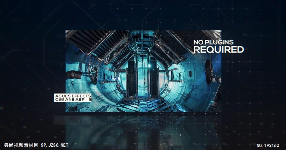 13959 现代科技感图片介绍开场ae免费模板素材 ae素材