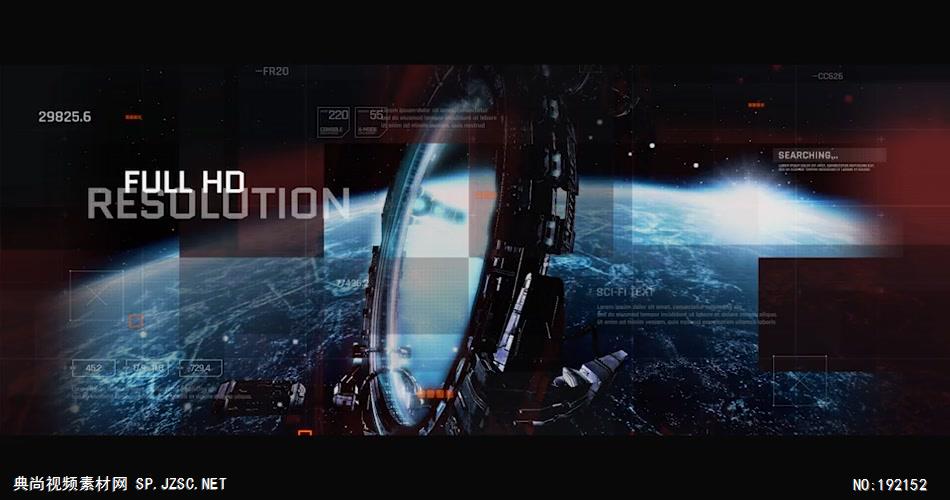 14265 未来科技感游戏电影图片视频开场ae免费模板素材 ae素材