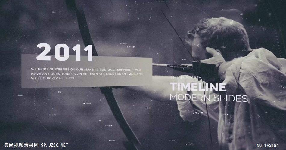 13786 历史时间线视差图片开场 ae模板大全下载