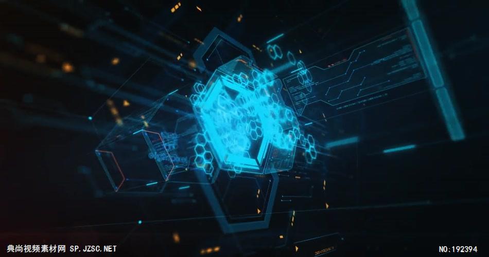 14098 能量科技感Logo动画ae免费模板素材 ae素材高科技互联网未来ae源文件