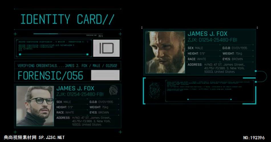 13840 科技界面动画元素 ae模板视频高科技互联网未来ae源文件