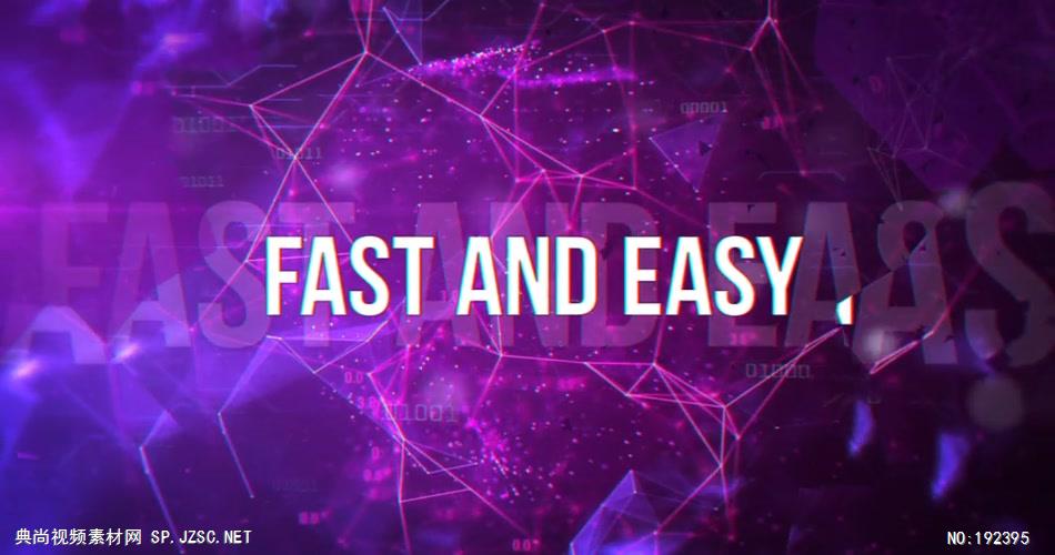 13845 高科技背景文字开场 ae模板视频高科技互联网未来ae源文件